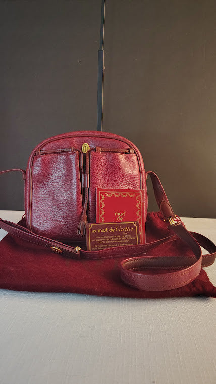 Authentic Cartier Handbag - Original COA and booklet and dust bag