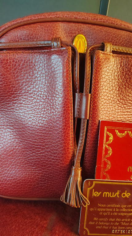 Authentic Cartier Handbag - Original COA and booklet and dust bag