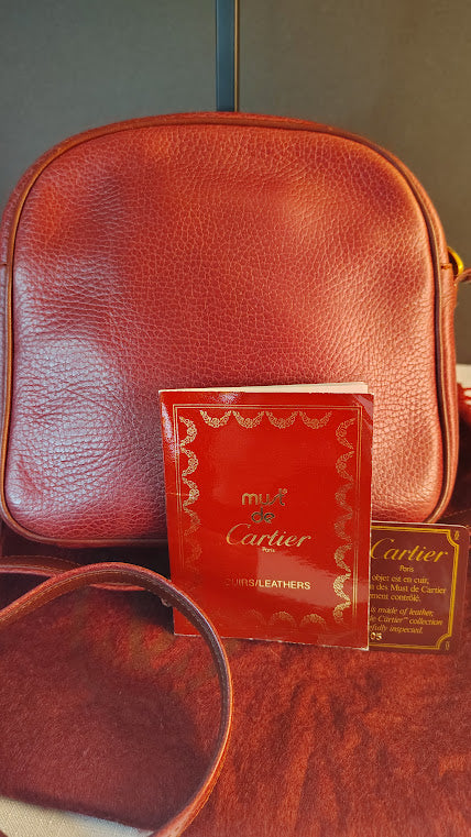 Authentic Cartier Handbag - Original COA and booklet and dust bag