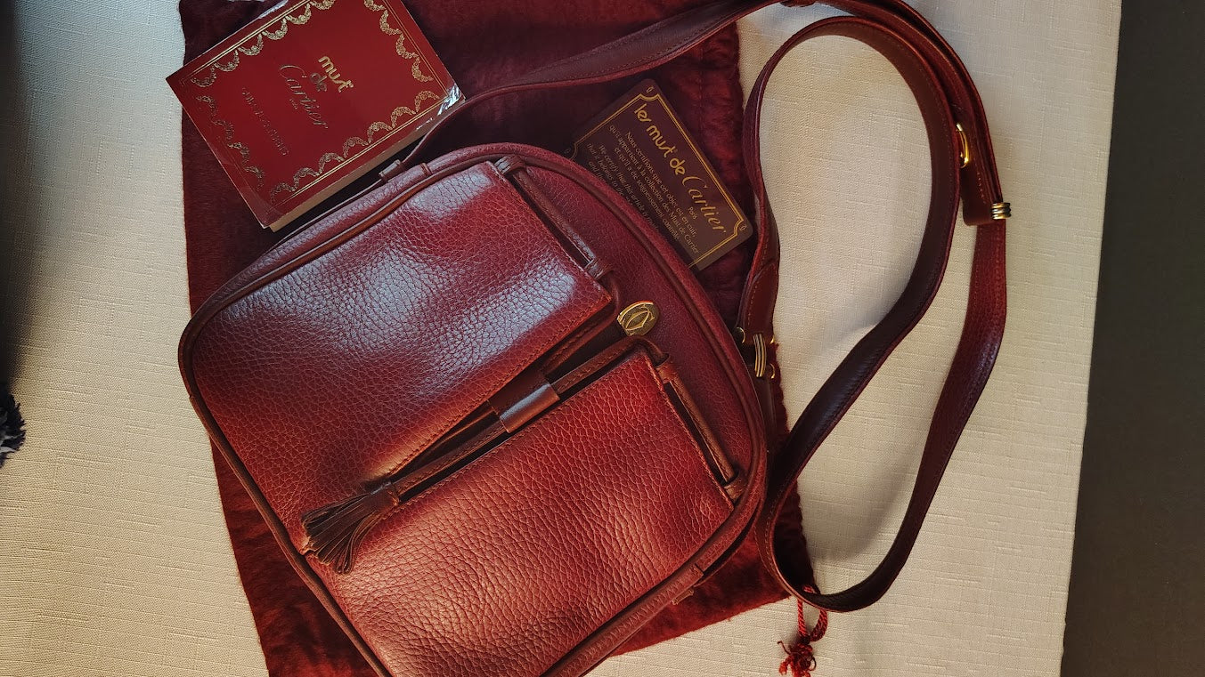 Authentic Cartier Handbag - Original COA and booklet and dust bag