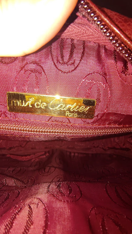 Authentic Cartier Handbag - Original COA and booklet and dust bag