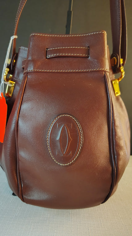 Cartier bucket bag authentic and vintage