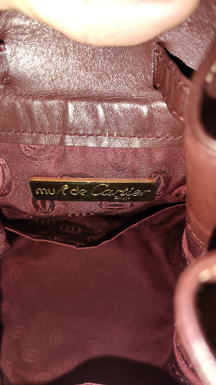 Cartier bucket bag authentic and vintage