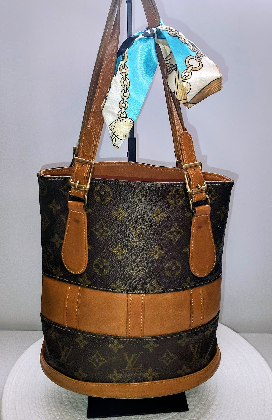 Louis Vuitton Rare Vintage  French Co. Bucket Bag | Bon Voyage Bazaar Beverly Hills | Pre-Date Code