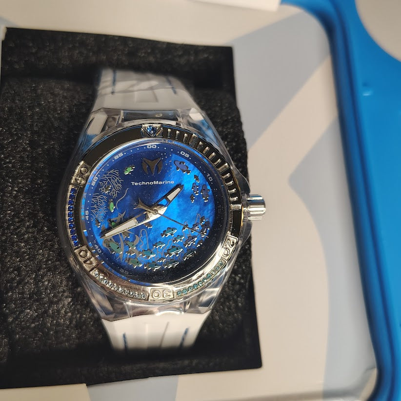 TechnoMarine Cruise Dream Women's Watch model TM-115116 plastic still on!