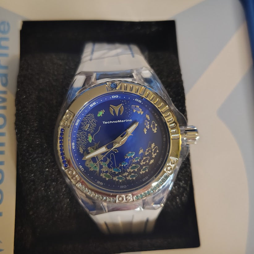 TechnoMarine Cruise Dream Women's Watch model TM-115116 plastic still on!