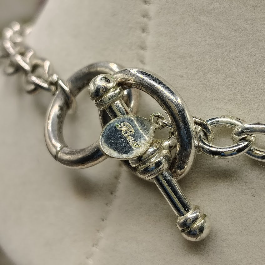 Vintage BEST Products Silver Tone Mod Disc Choker Necklace 1960s Space Age Trifari Style #09