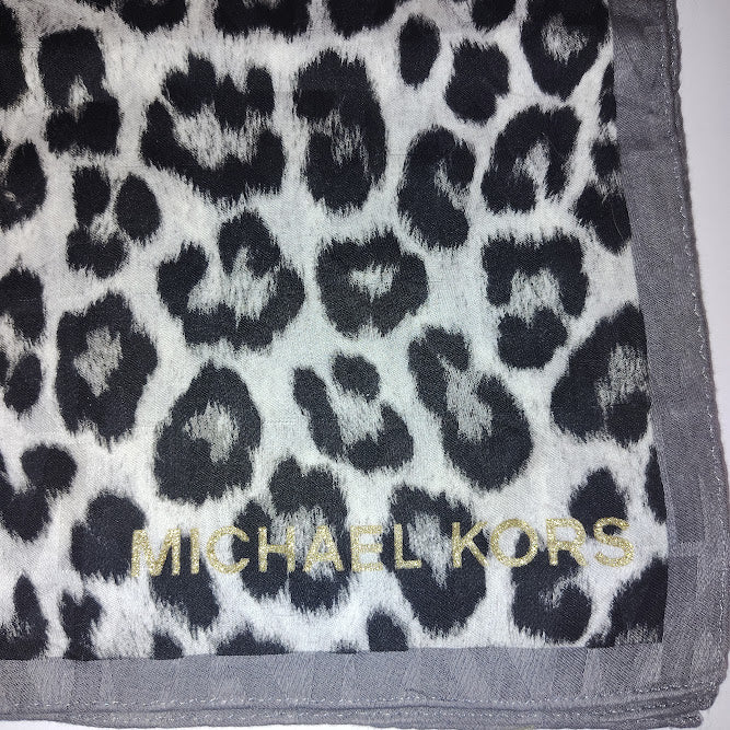 Michael Kors leopard print scarf. #152