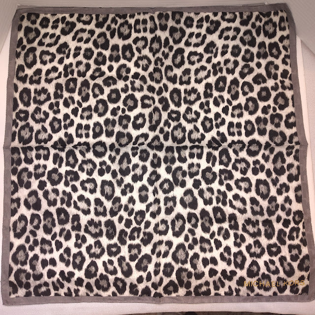 Michael Kors leopard print scarf. #152