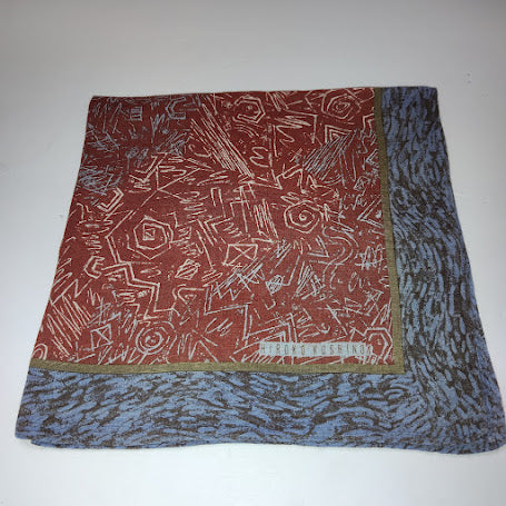 Vintage Hiroko Koshino abstract print handkerchief #4