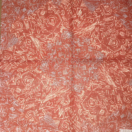 Vintage Hiroko Koshino abstract print handkerchief #4