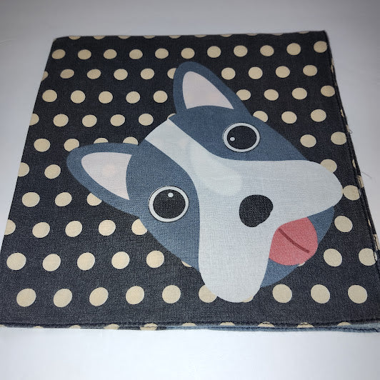 Vintage Japanese Dog polka dot #6