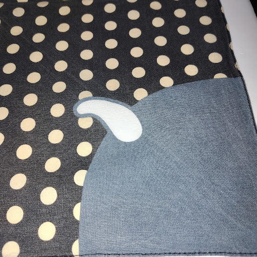 Vintage Japanese Dog polka dot #6