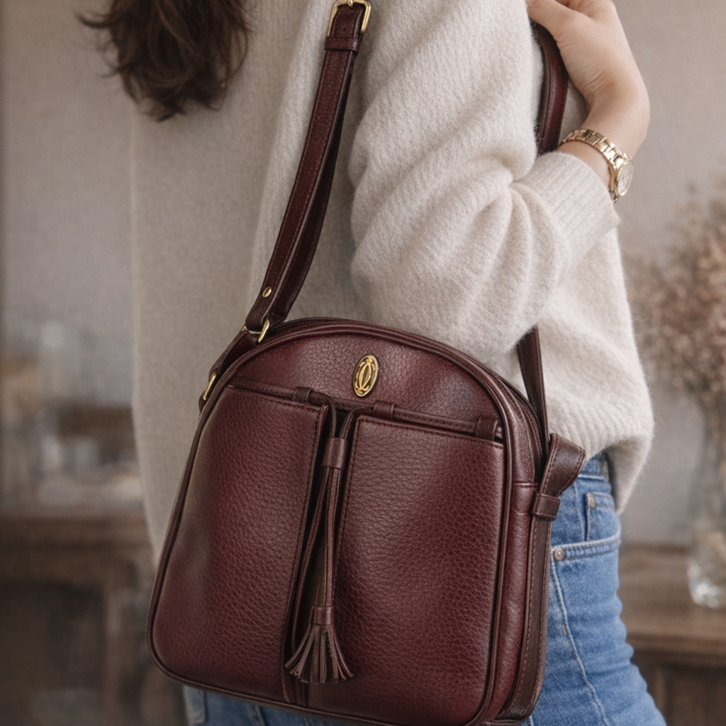 Authentic Cartier Handbag - Original COA and booklet and dust bag