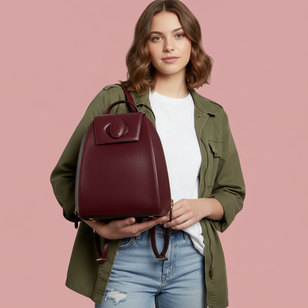 Authentic Vintage Cartier Book Bag