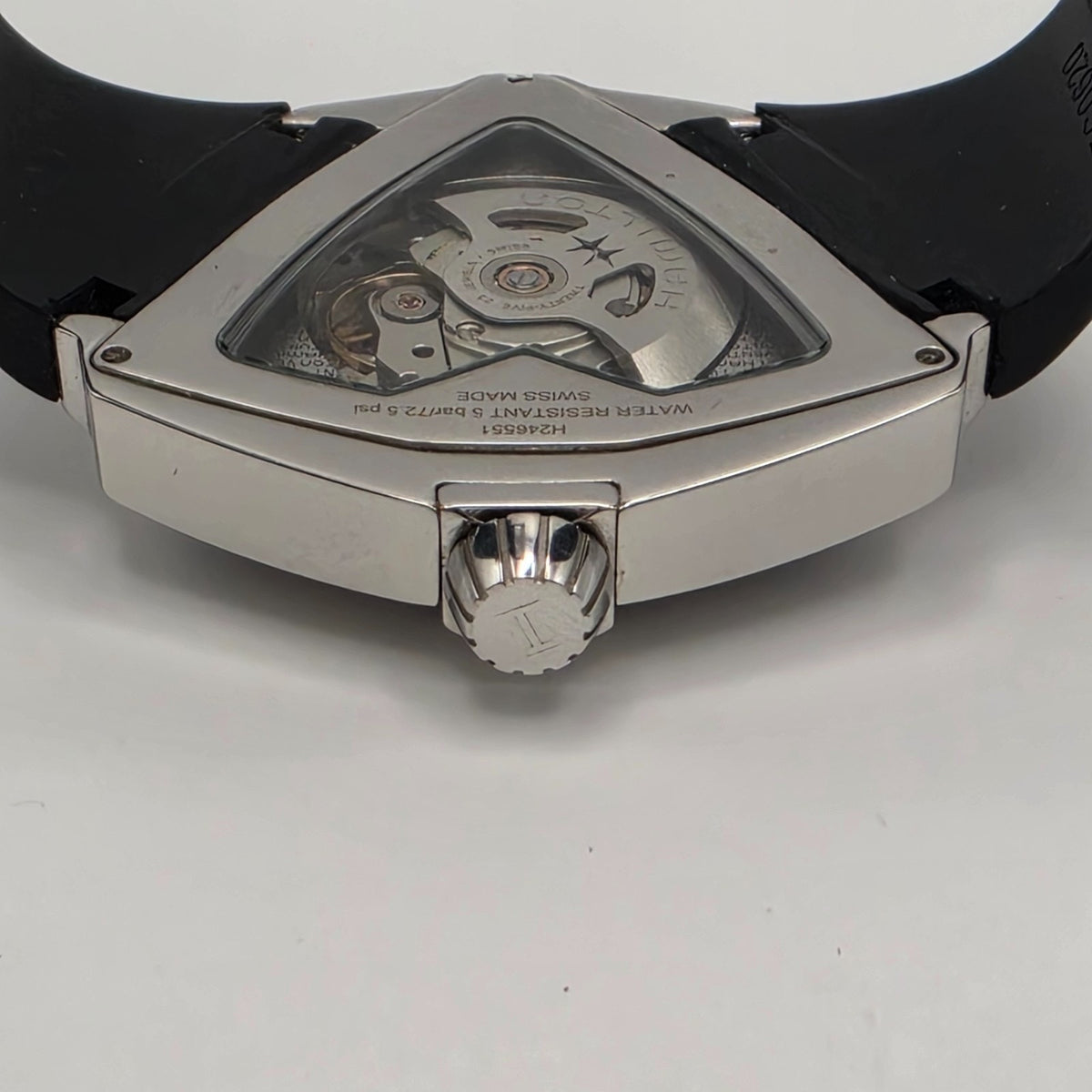 Hamilton Ventura XXL H24655131 – Black Automatic, Triangle Case