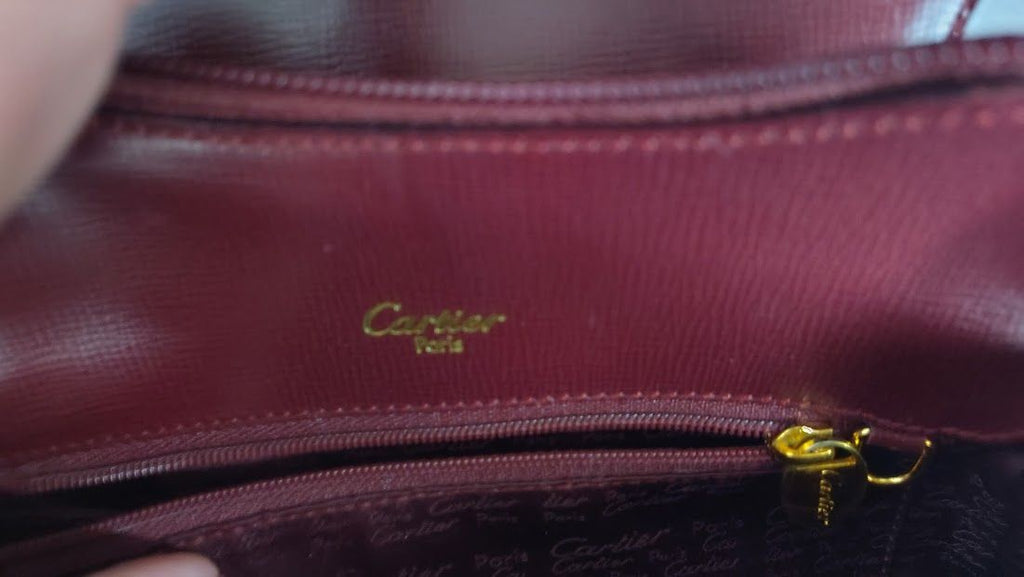 Authentic Vintage Cartier Book Bag
