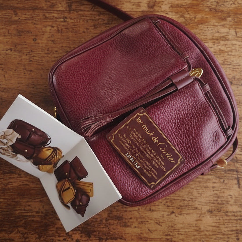 Authentic Cartier Handbag - Original COA and booklet and dust bag