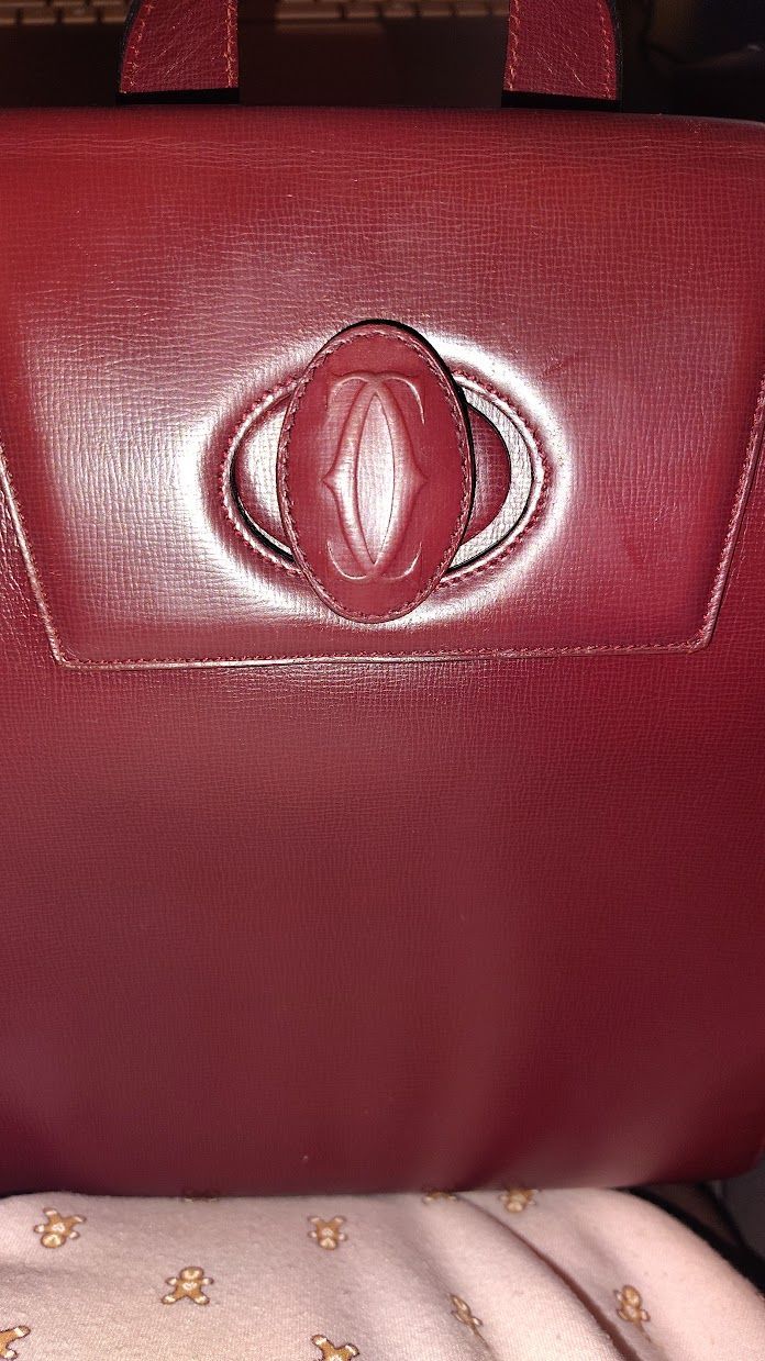 Authentic Vintage Cartier Book Bag