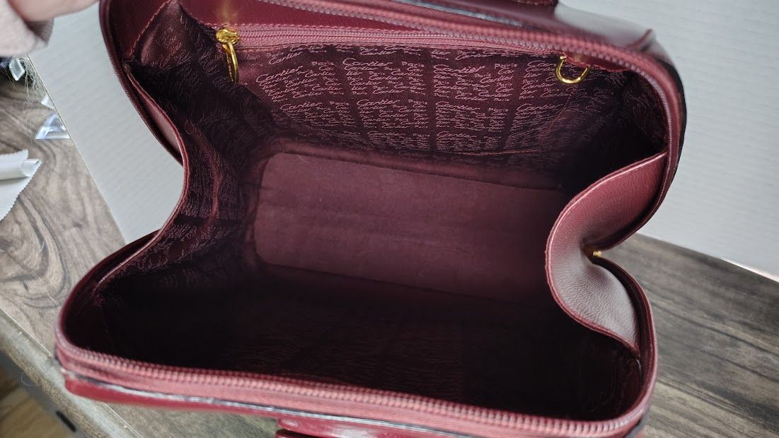 Authentic Vintage Cartier Book Bag