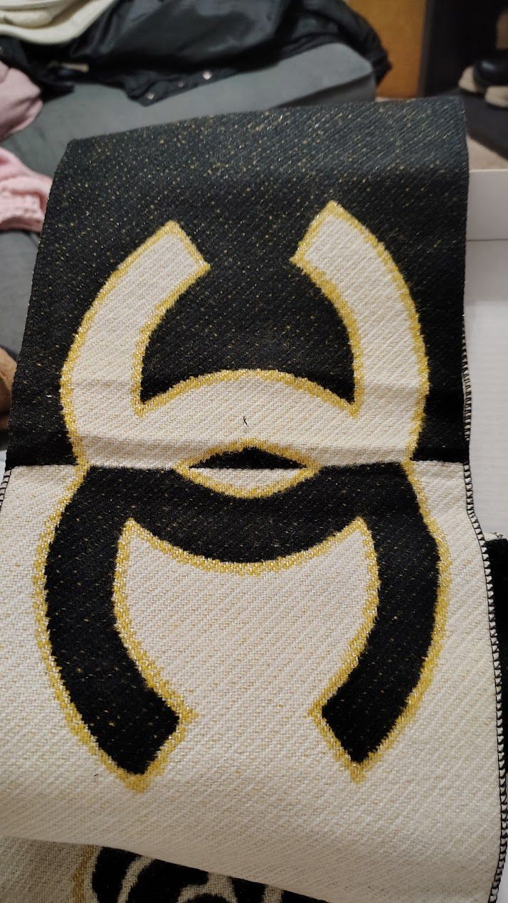 Chanel MCR Cashmere and Wool Scarf GWP