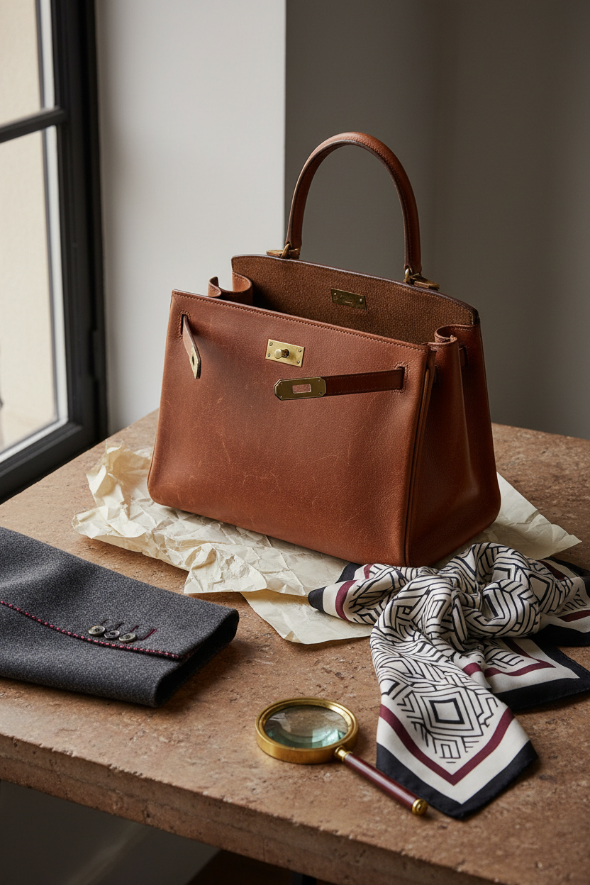 Curated vintage luxury accessories in the House of Melton archive