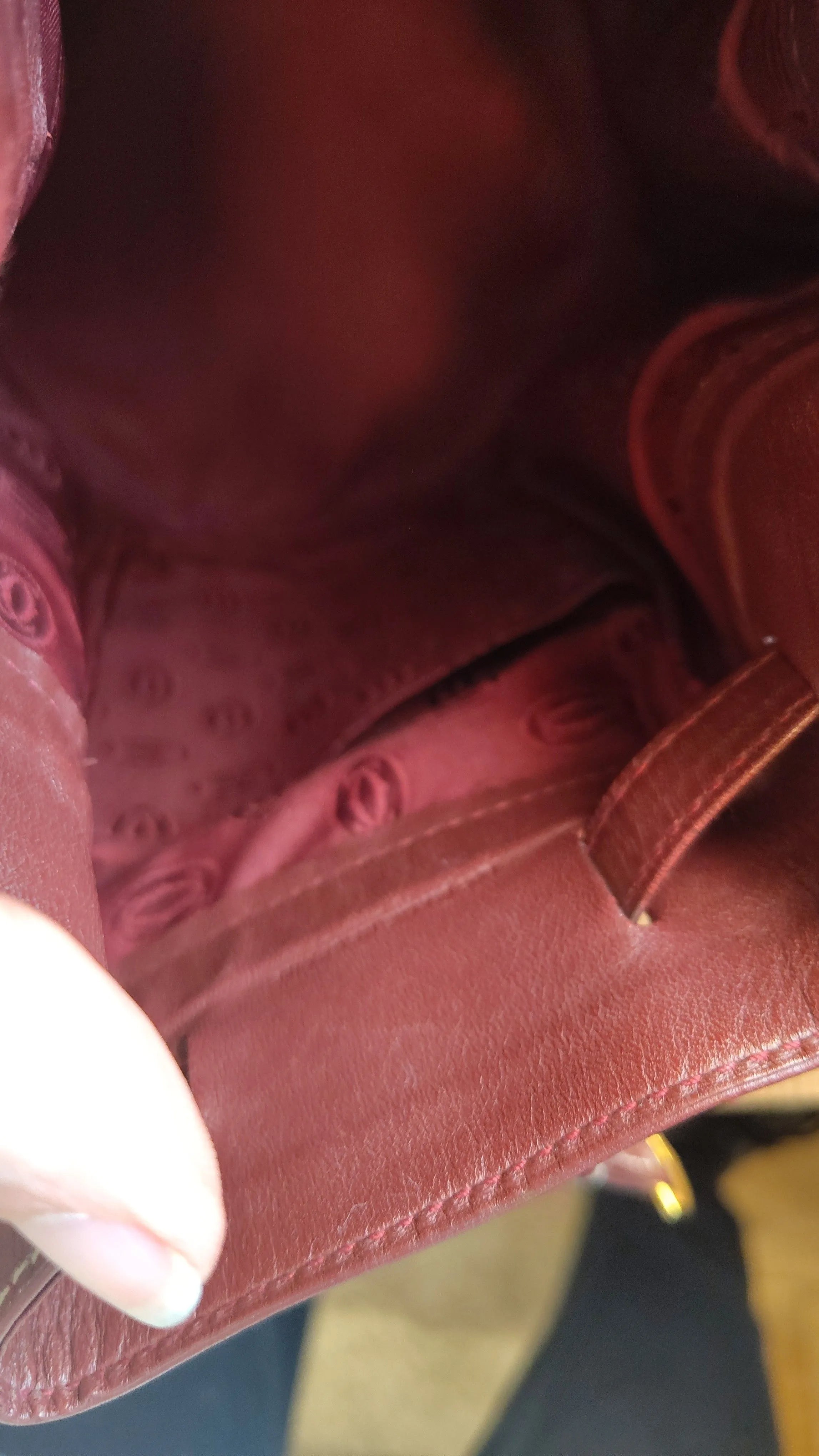 Cartier bucket bag authentic and vintage