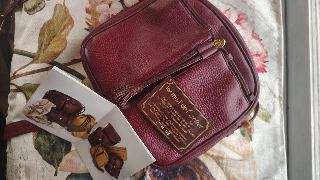Authentic Cartier Handbag - Original COA and booklet and dust bag