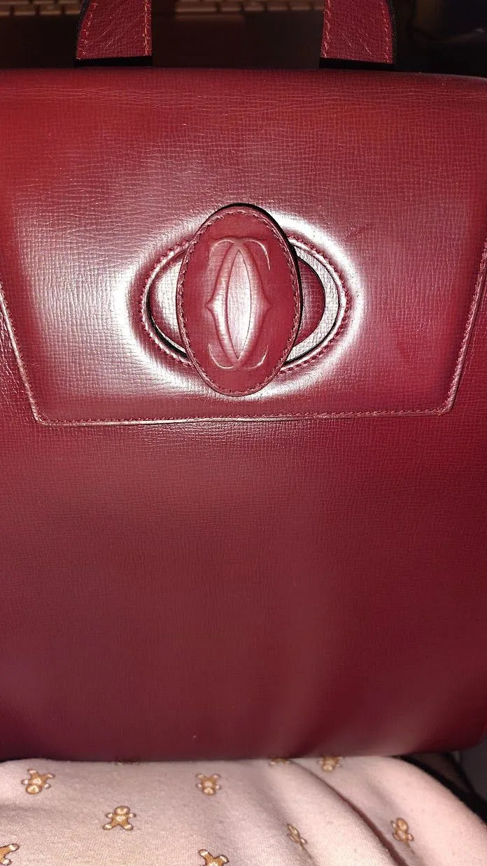Authentic Vintage Cartier Book Bag