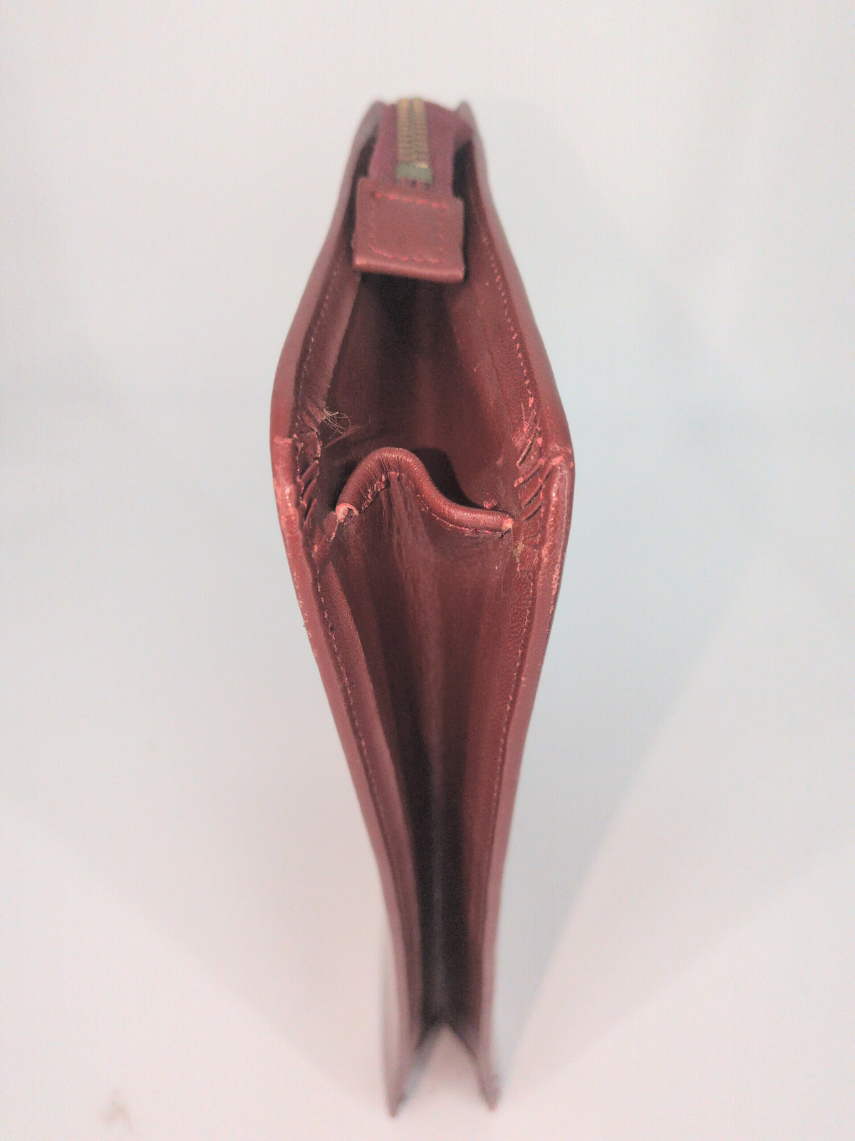 Must de Cartier Clutch / Pouch – Vintage Bordeaux Leather